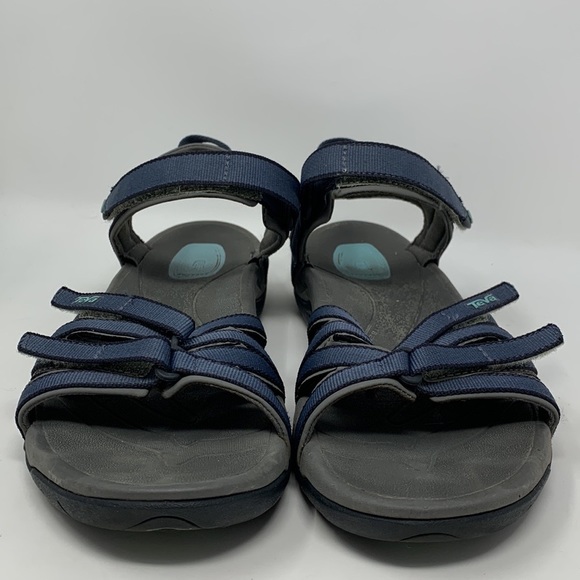 Teva Tirra Blue Outdoor Hiking Sandal Cushioned Quick Dry Comfort Walking - Picture 3 of 14